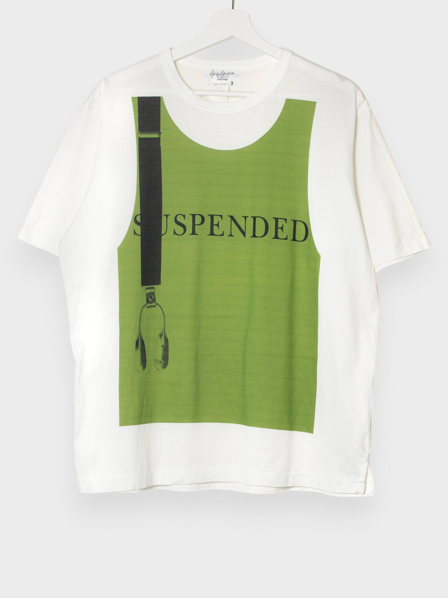 Yohji Yamamoto Pour Homme - S/S 2007 - "Suspended" graphic t-shirt - men's size 3