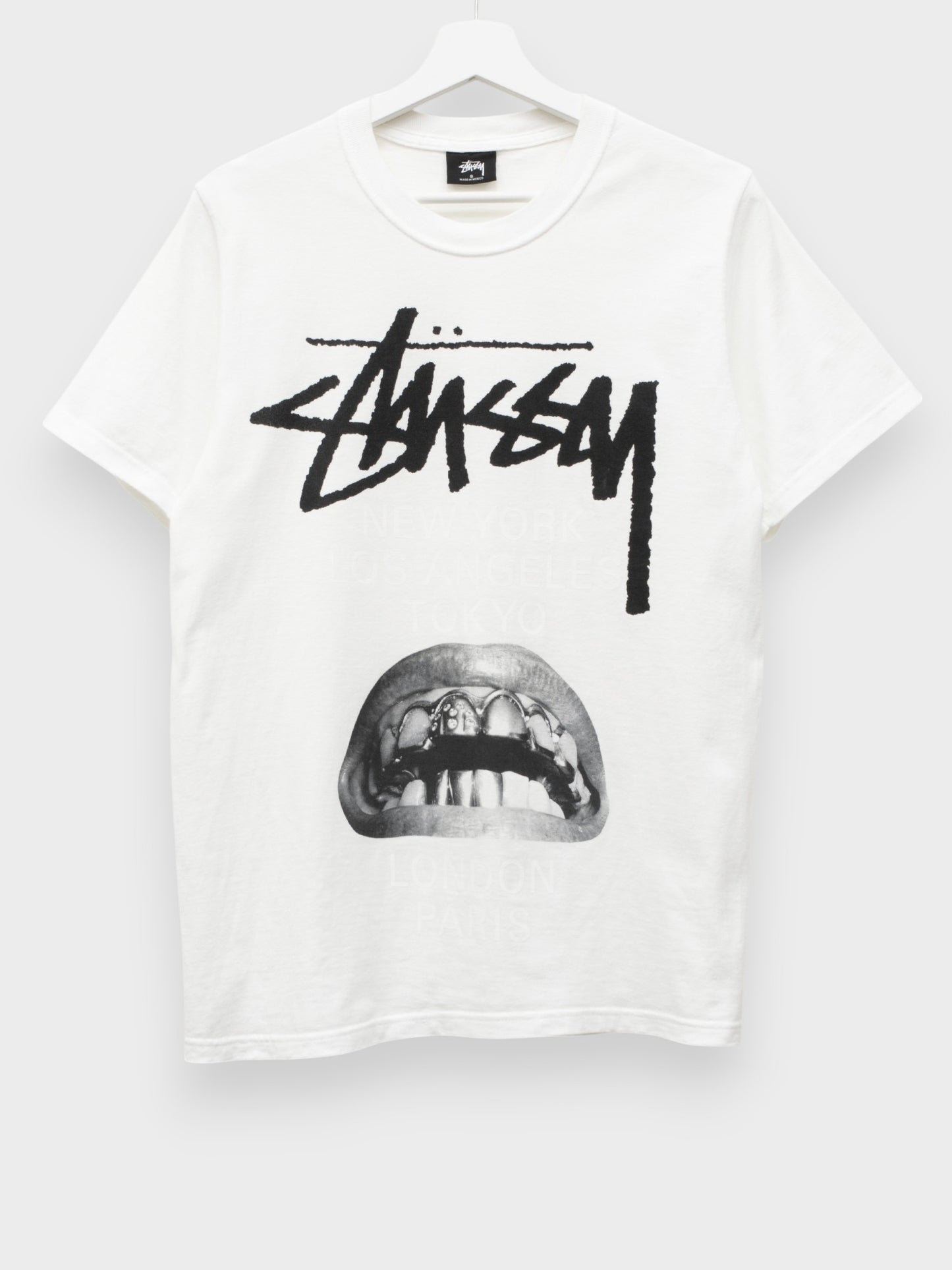 Stussy - 2020 - 40th Anniversary Rick Owens World Tour T-Shirt - size S