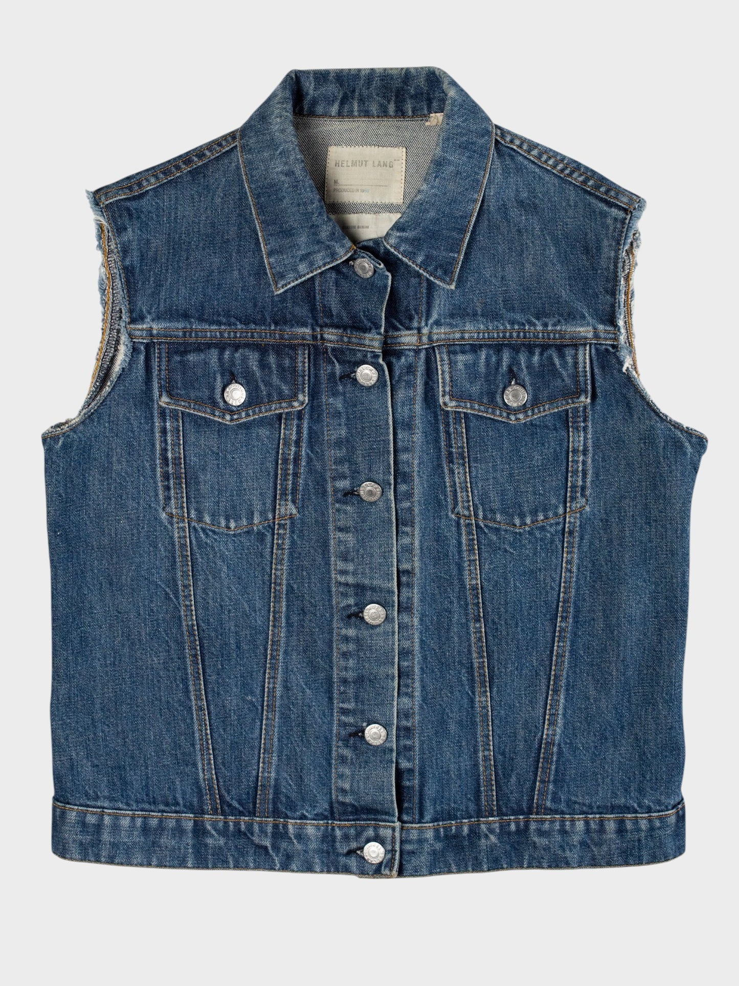 Helmut Lang Jeans - 1998 - denim vest - size 42 (M)