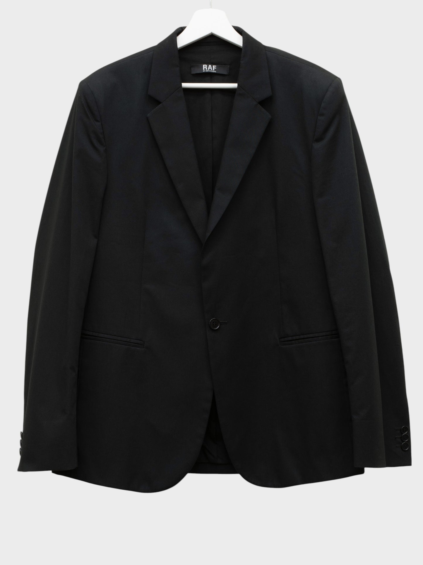 RAF by Raf Simons - cotton blazer (black) - size 48