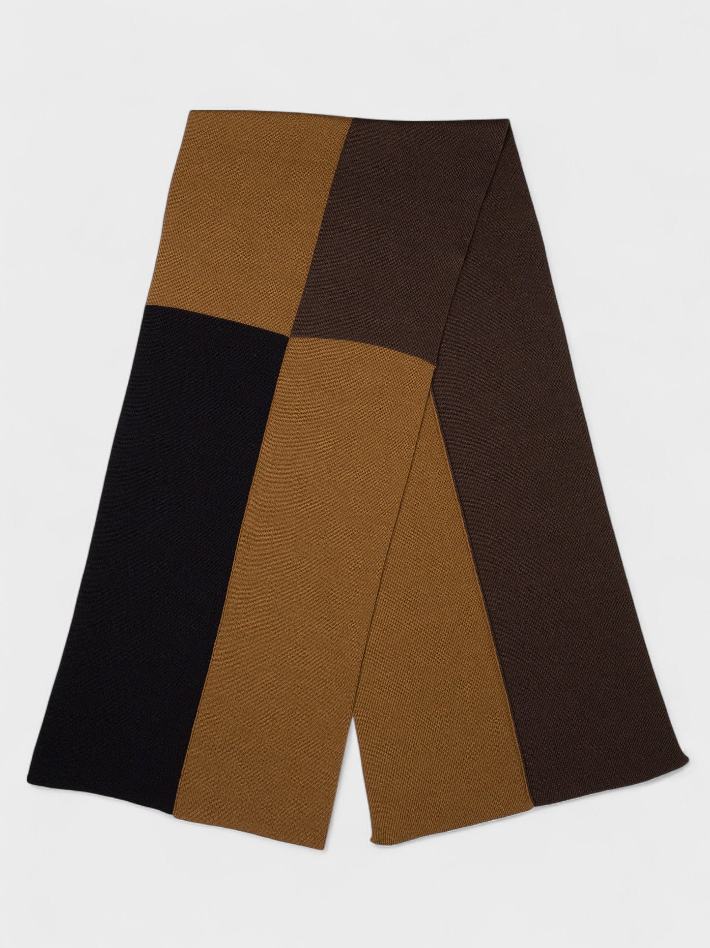 Yohji Yamamoto Pour Homme - A/W 1990 - patchwork cashmere and silk scarf