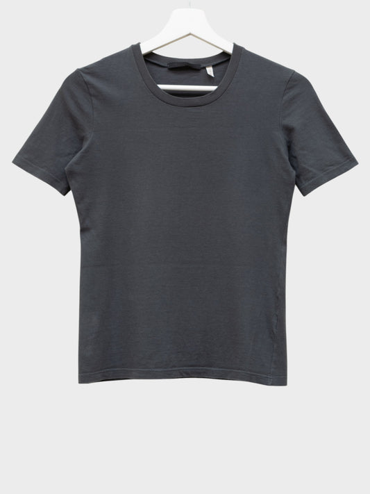 Helmut Lang - S/S 2002 - backstage t-shirt (dark grey) - women's size 40