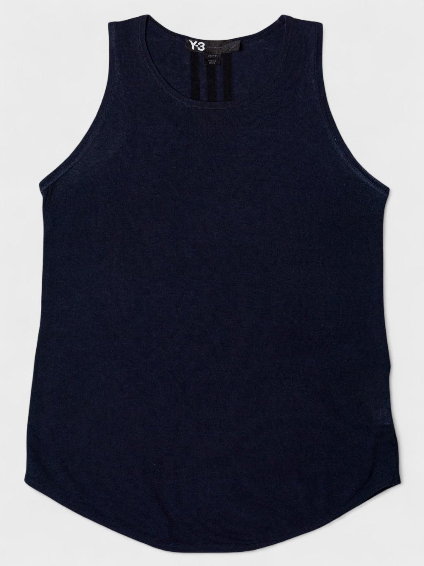 Y-3 - S/S 2012 - soft cotton tank top (navy) - women's size XS