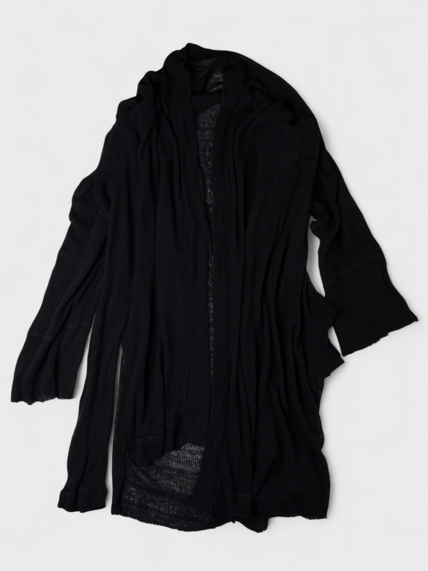 Y's by Yohji Yamamoto - S/S 2004 - deconstructed 4 arms cardigan (black) - size 3