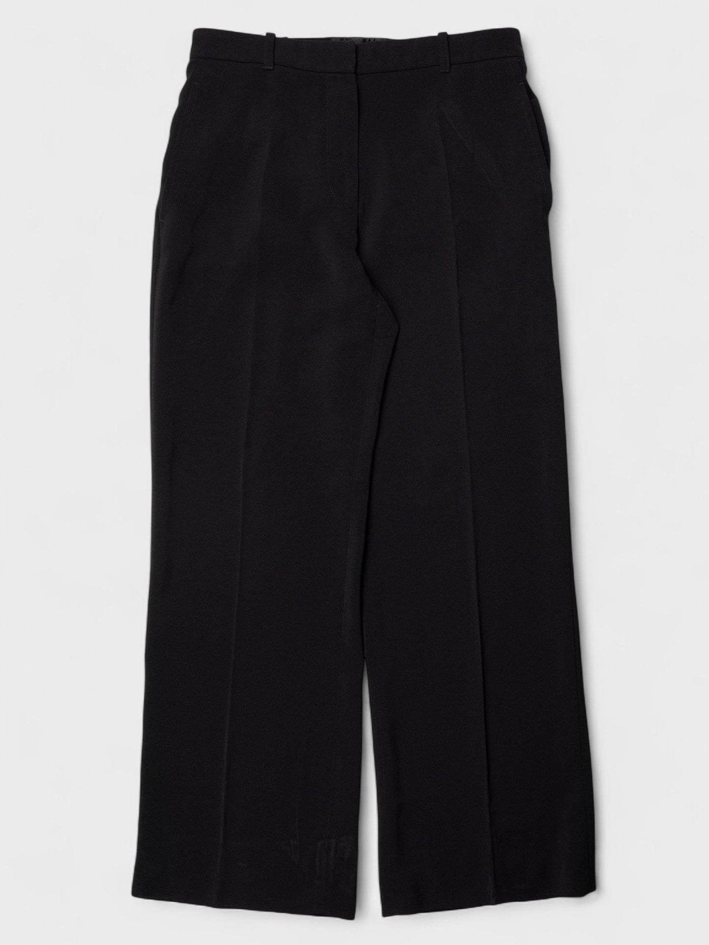 Ann Demeulemeester - (vintage) - wide leg polyester pants - women's size 36