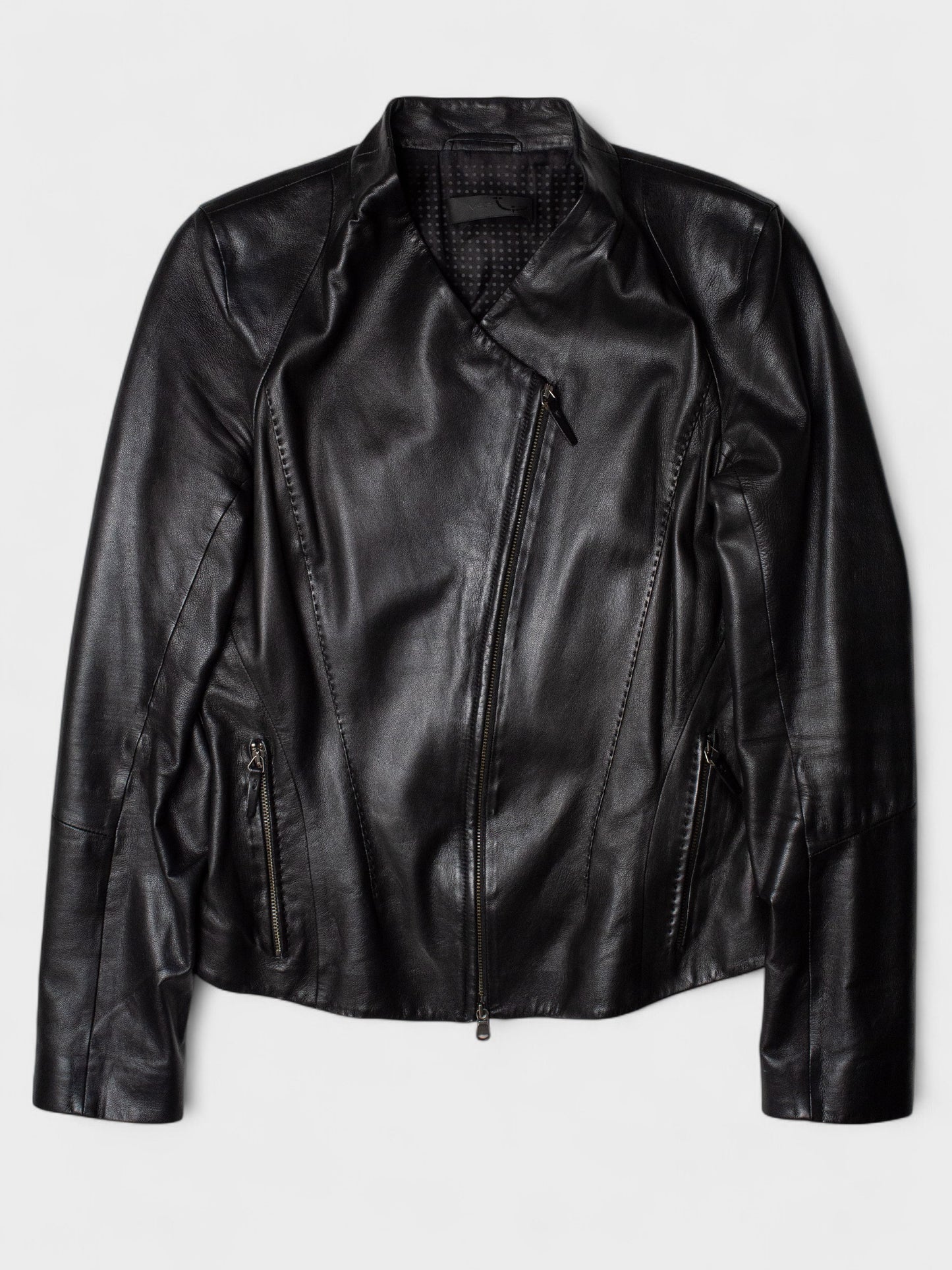 Very Special Pieces of Vespucci - lamb leather jacket - women's size 38