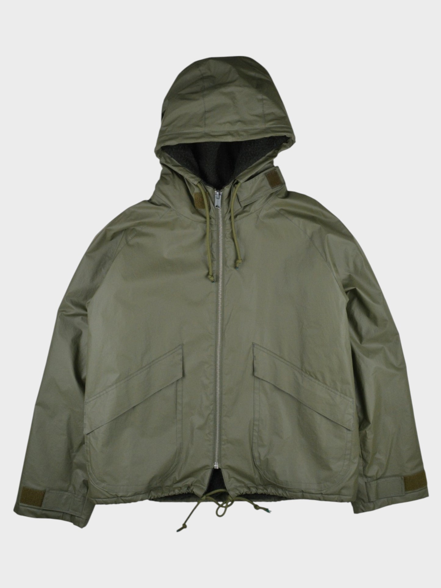 YEEZY Season 3 (2016) - Waxed Cotton Anorak (Military Stone) - size M