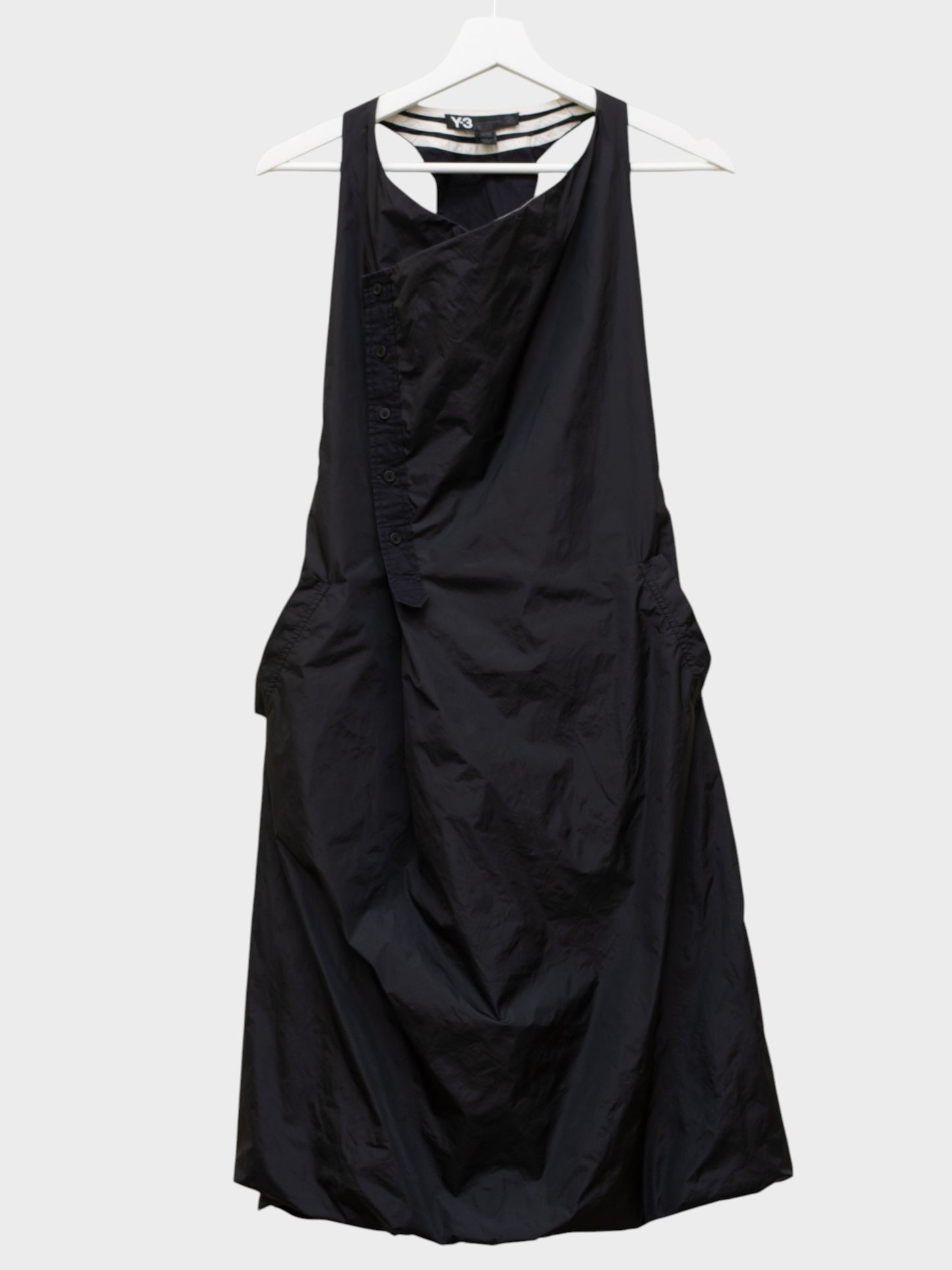 Y-3 - S/S 2008 - nylon cocoon dress (black) - size XS