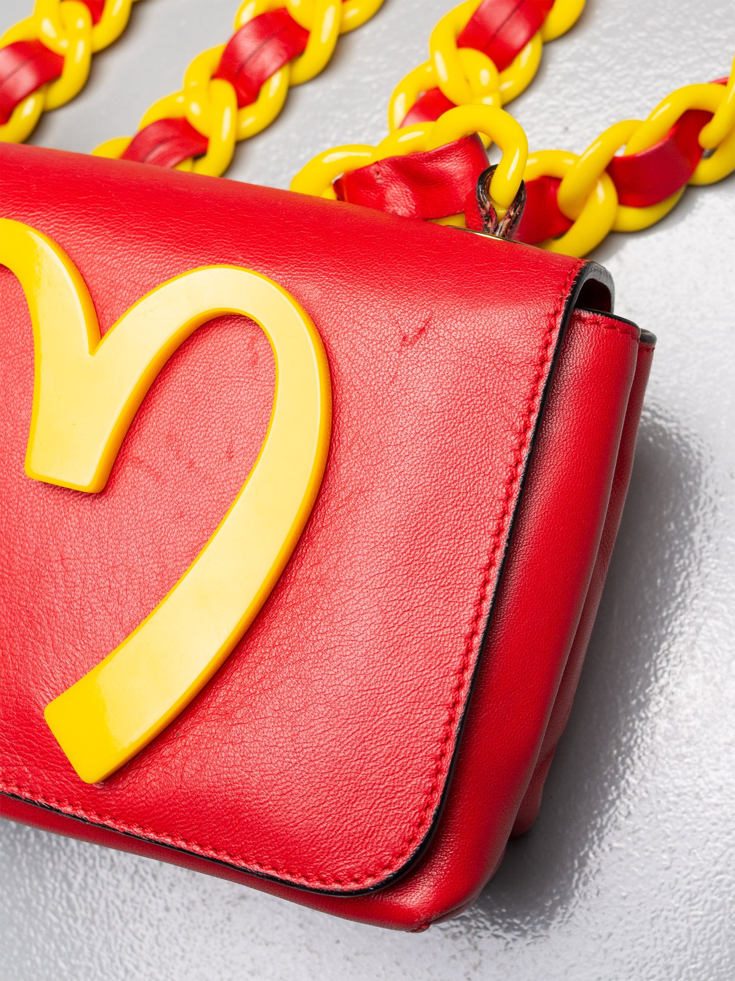 Moschino A/W 2014 "McDonald's" mini crossbody bag