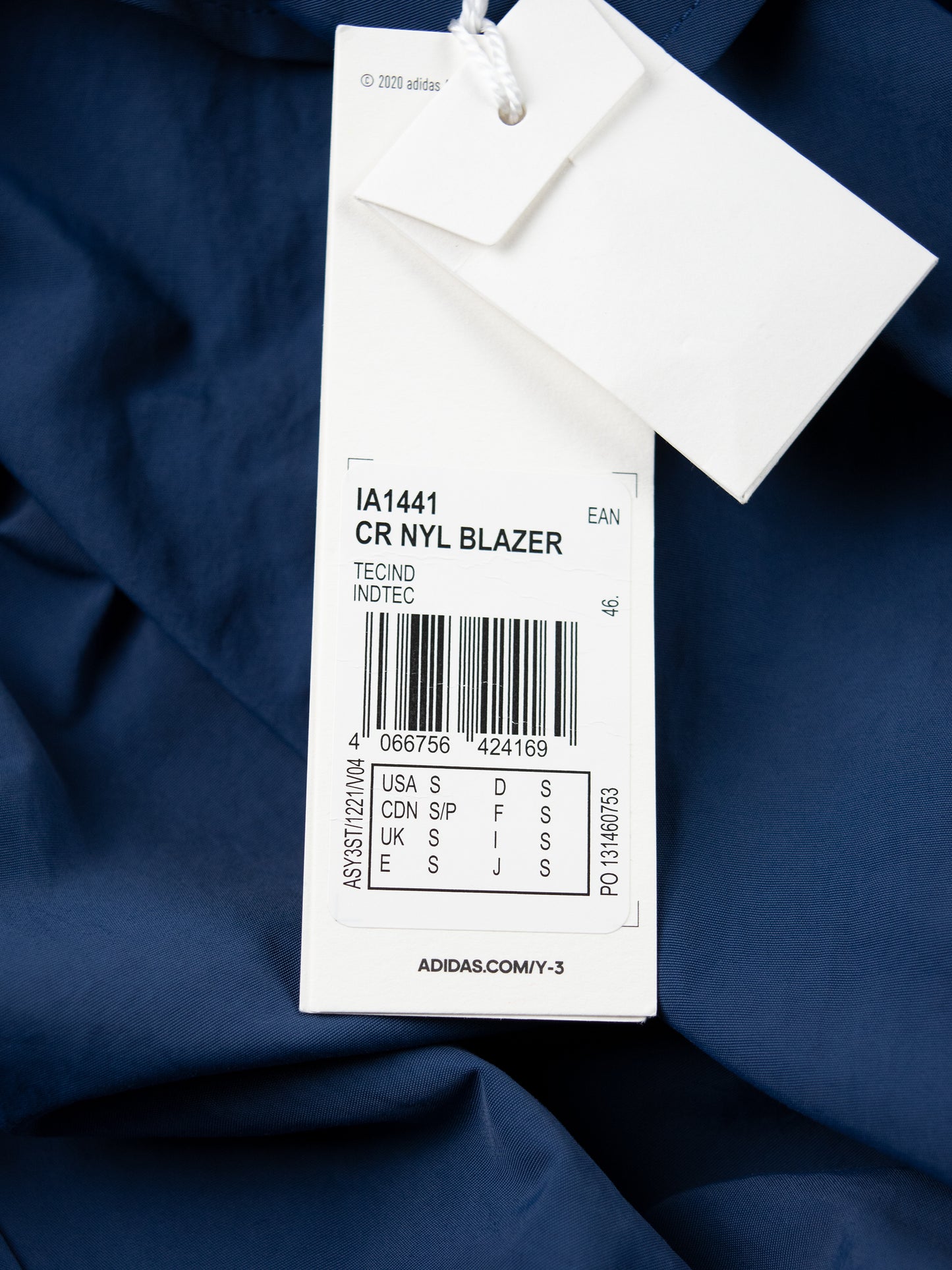 Y-3 - S/S 2023 - (unisex) Crinkle Nylon Blazer - size S