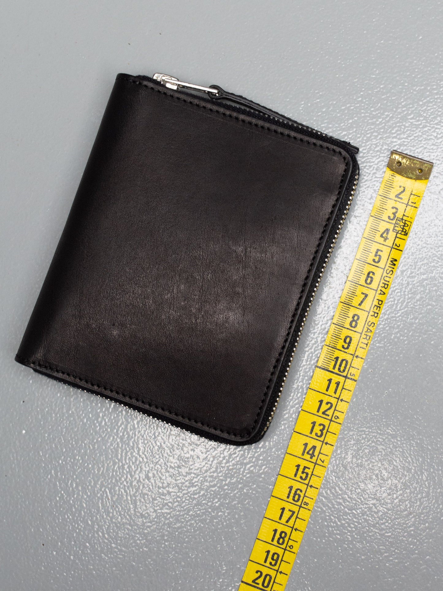 Rick Owens - leather zipped wallet
