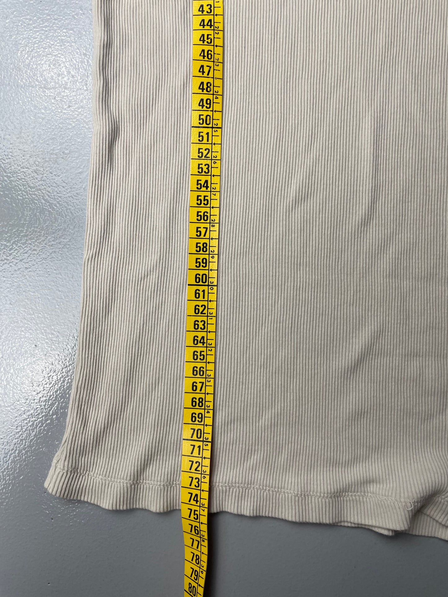 Raf Simons S/S 2004 ribbed t-shirt - size 50