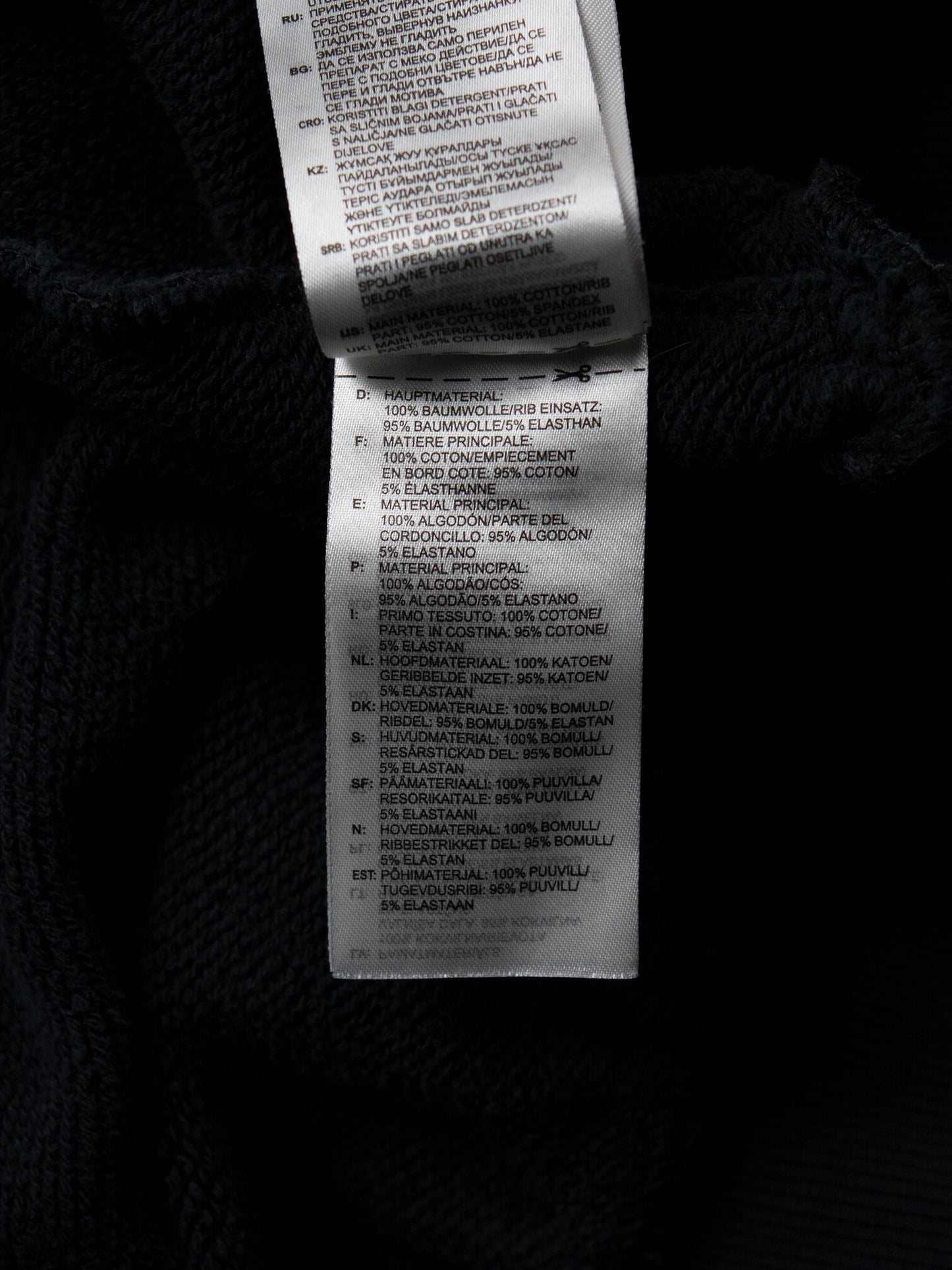 Adidas X Gosha Rubchinskiy - A/W 2018 - "Russia" crewneck (black) - size L