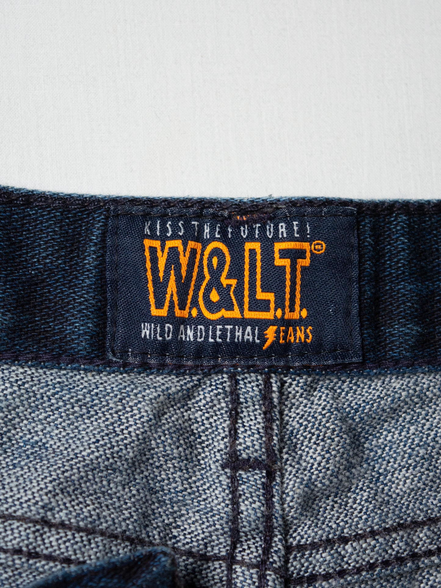 Wild & Lethal Trash - (vintage) - "I love Walter" low waist bootcut jeans - size 28