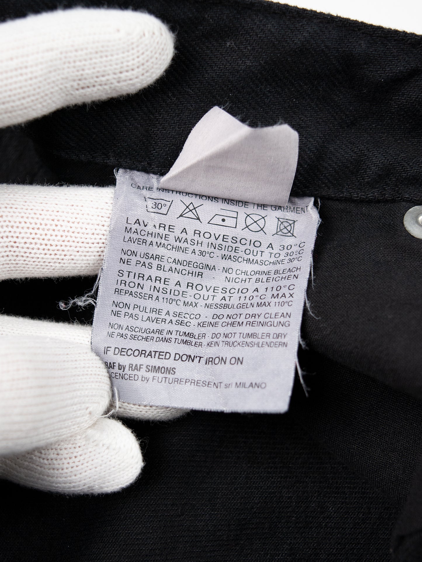 RAF by Raf Simons - S/S 2008 - straight fit jeans - size 32