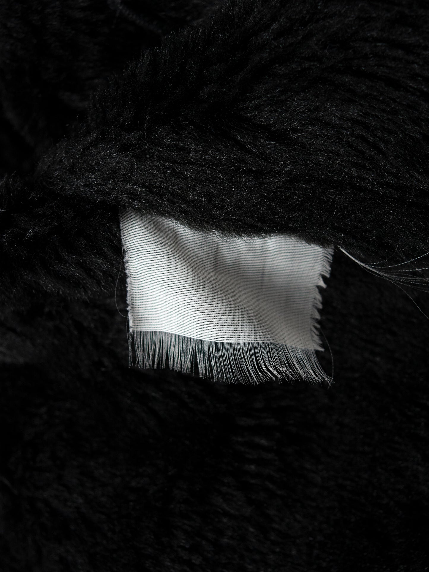 Gosha Rubchinskiy - A/W 2016 - faux leather shearling jacket (black) - size M