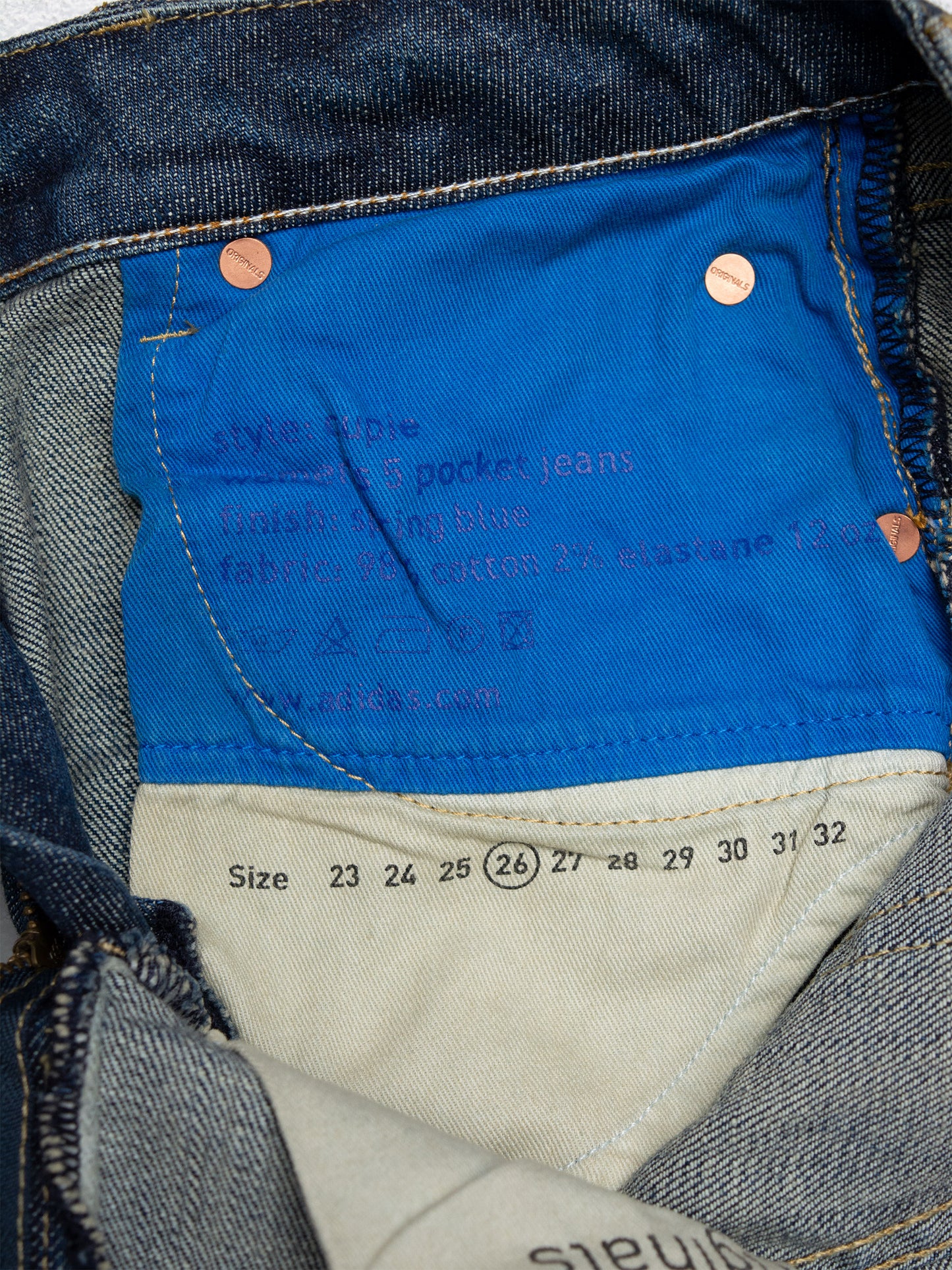 adidas Originals by Jeremy Scott A/W 2011 Wings Cupie JS skinny jeans - size 26