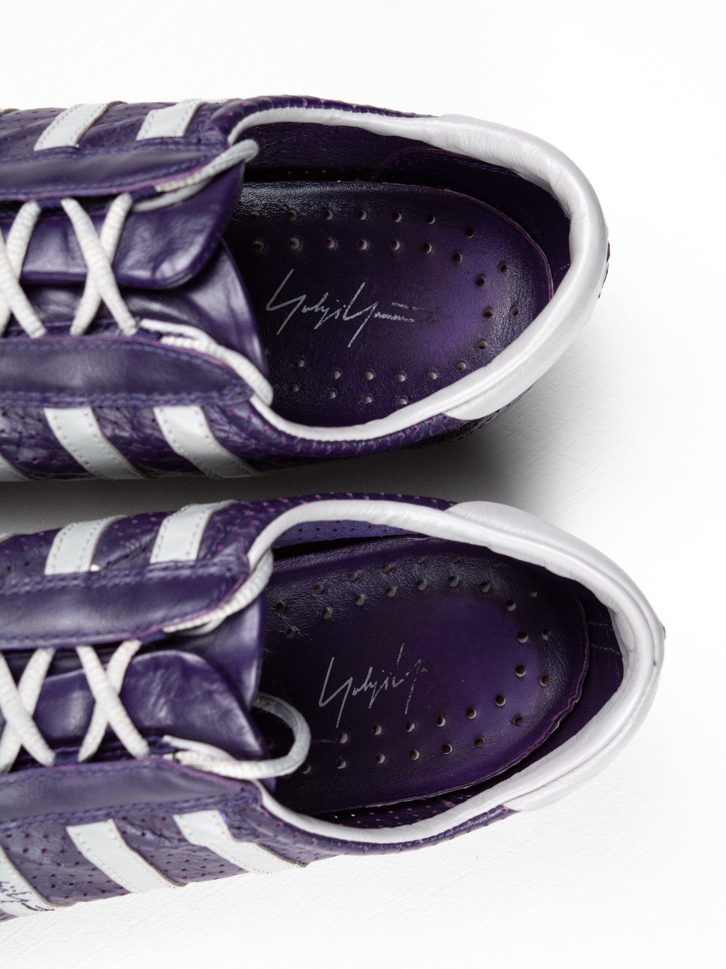 Adidas X Yohji Yamamoto - S/S 2002 - Prajna Lo (Eggplant/Aluminium) - size 44 2/3