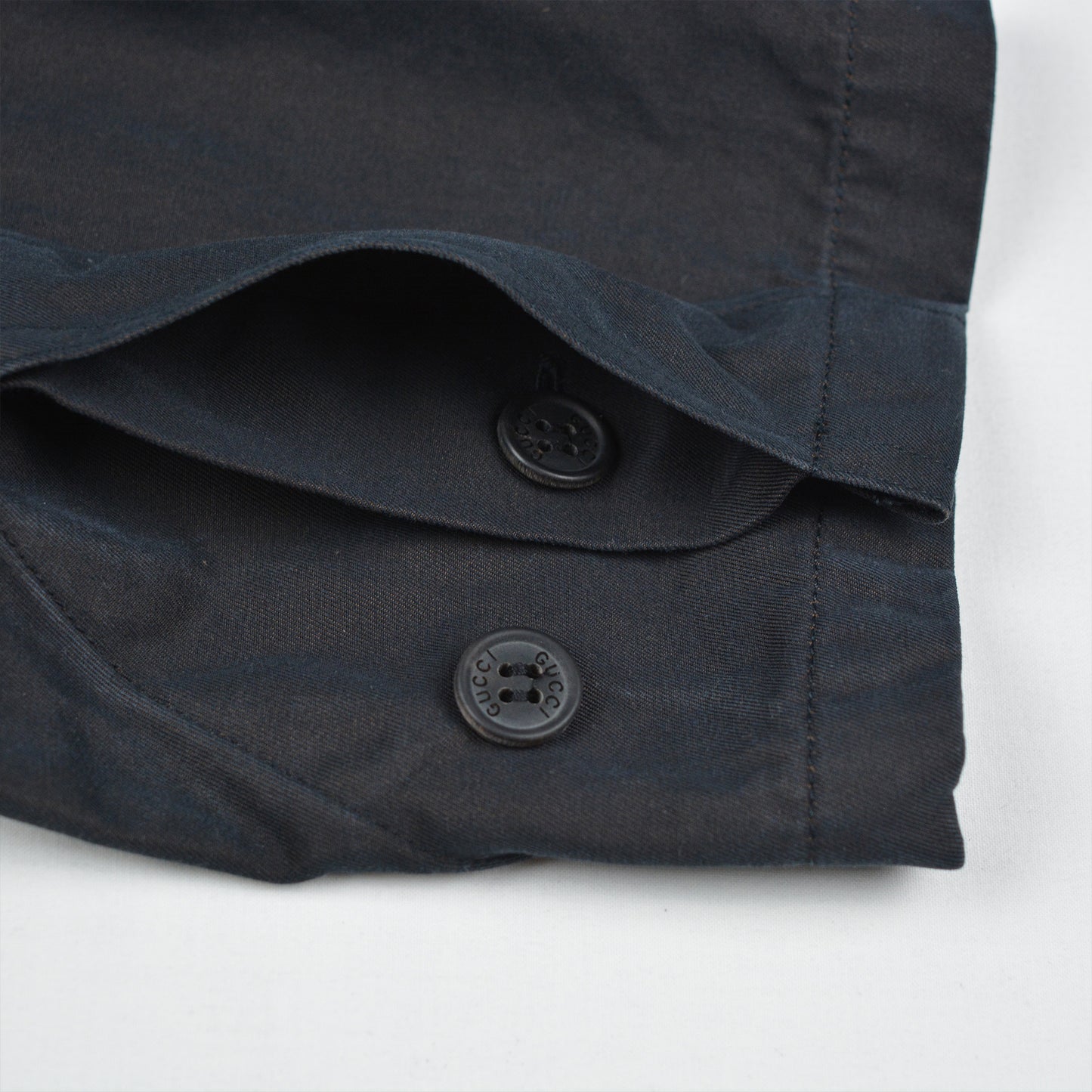 Gucci - S/S 1999 - thick cotton military shirt - size 38