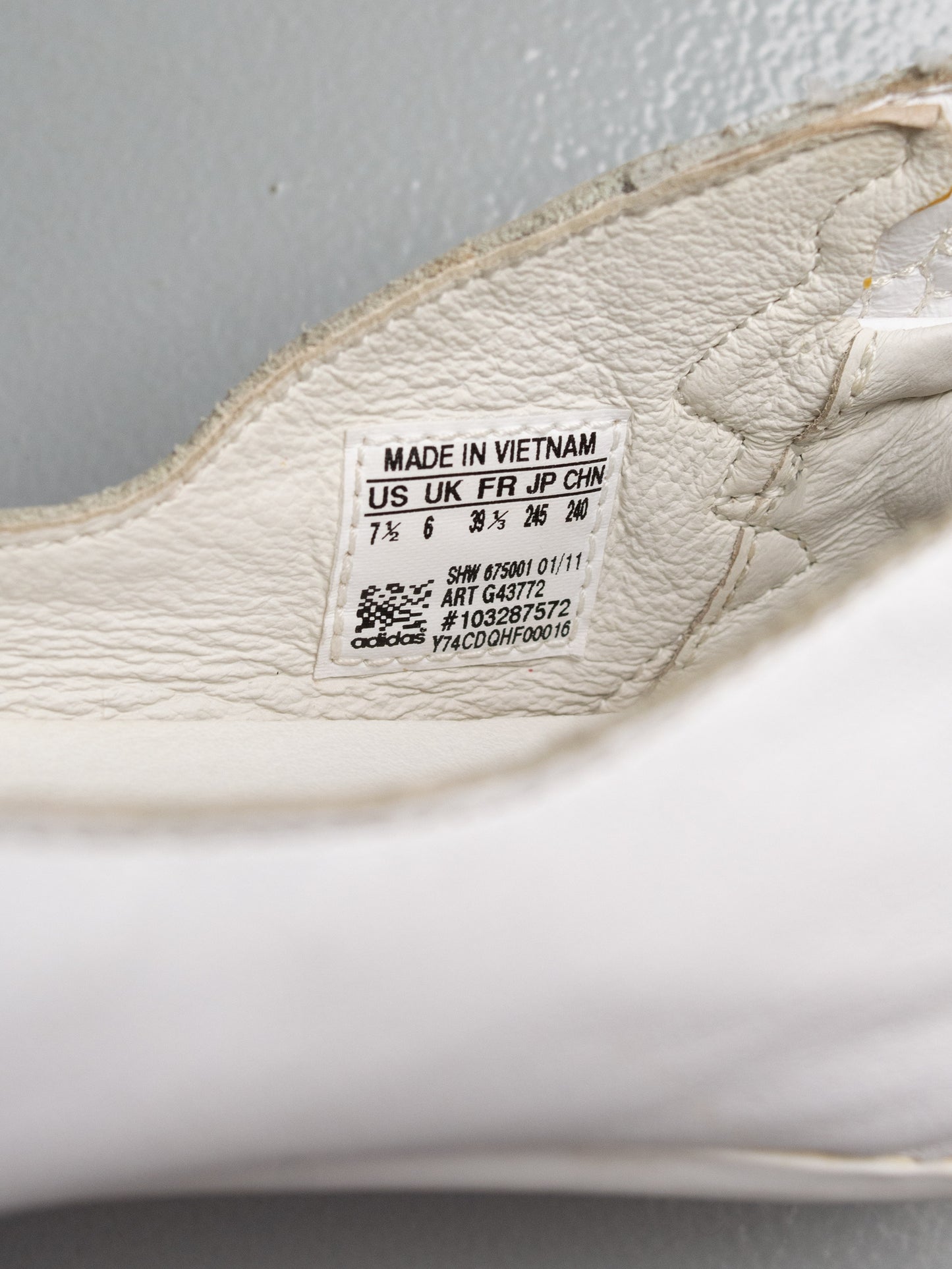 adidas Originals by Jeremy Scott S/S 2011 JS Wings Ballerinas (white) - size 39 1/3