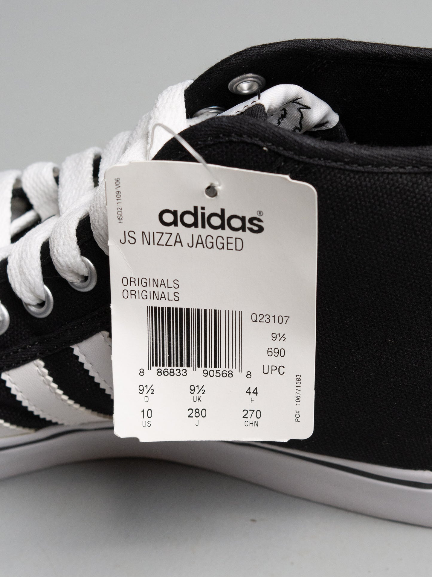 adidas Originals by Jeremy Scott S/S 2013 JS Nizza Jagged - size 44