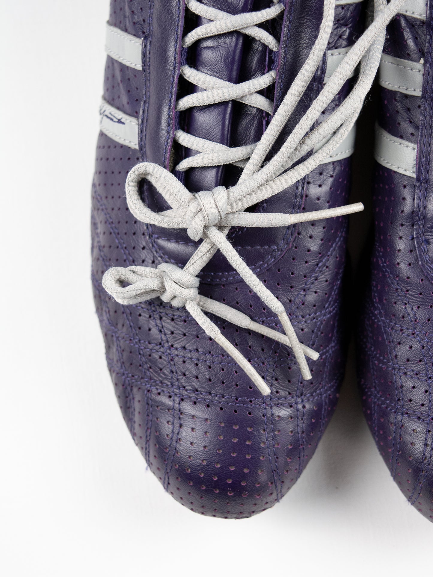 Adidas X Yohji Yamamoto - S/S 2002 - Prajna Lo (Eggplant/Aluminium) - size 44 2/3