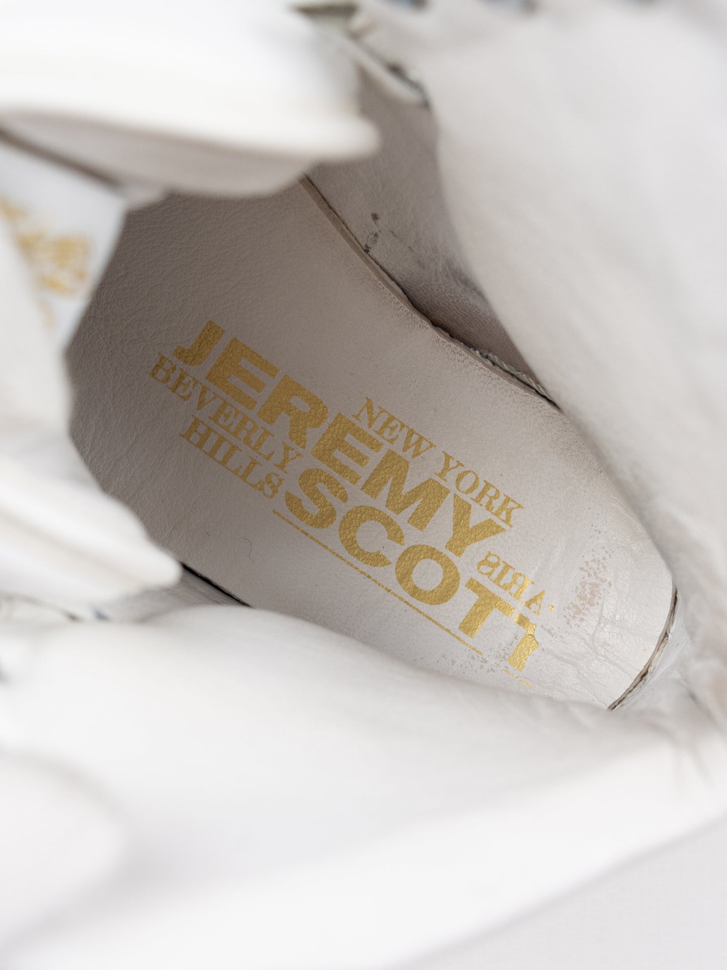 adidas Originals by Jeremy Scott - S/S 2010 - JS Wings (White/Gold) - size 42