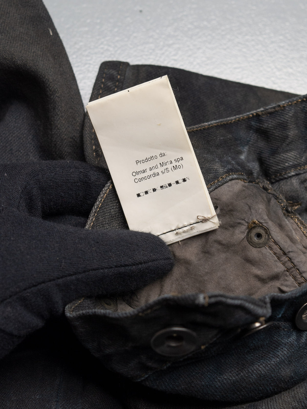 Rick Owens DRKSHDW - S/S 2015 - Detroit cut bleached skinny fit jeans (Batik Dark Dust) - size 29