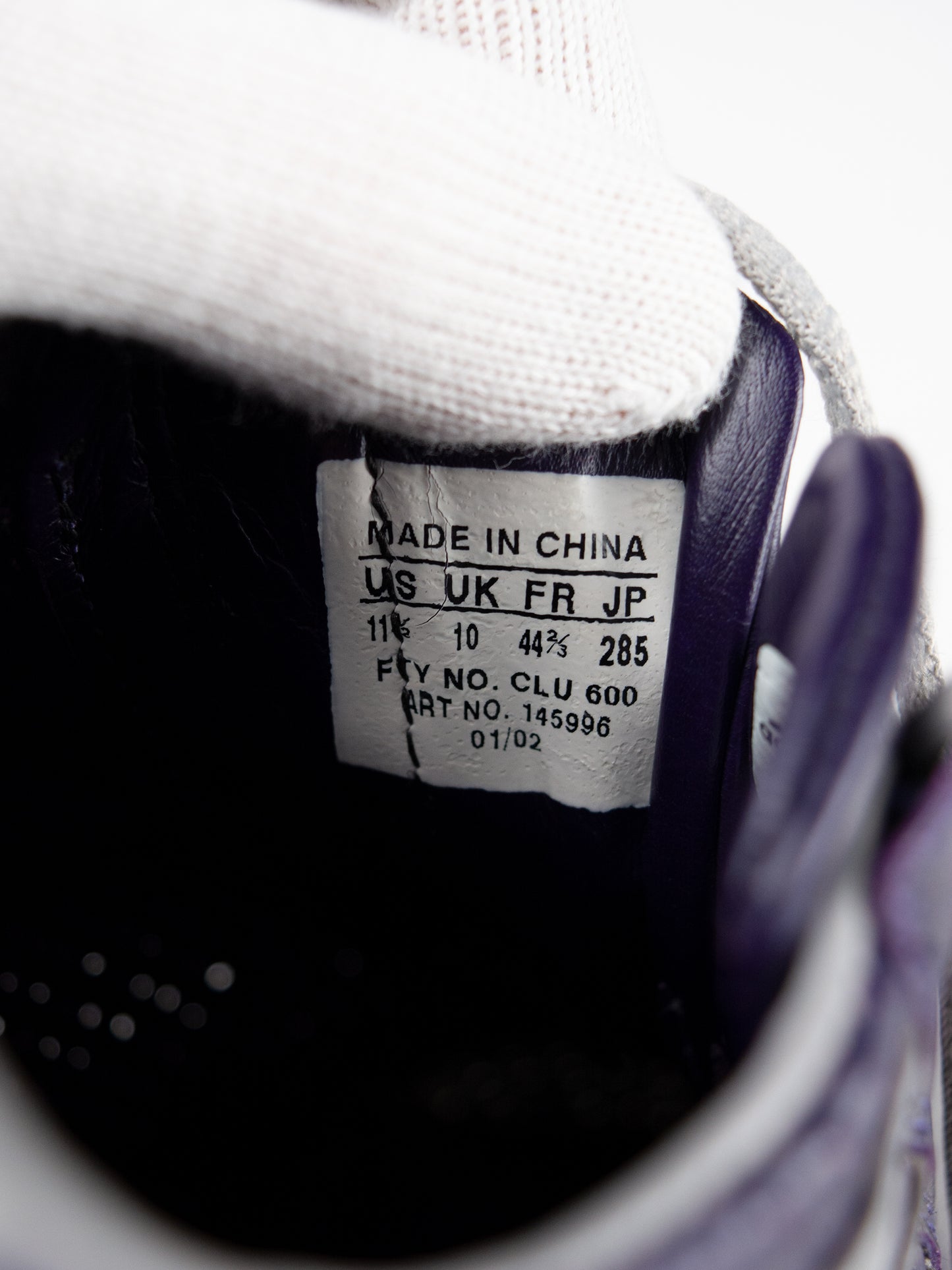 Adidas X Yohji Yamamoto - S/S 2002 - Prajna Lo (Eggplant/Aluminium) - size 44 2/3