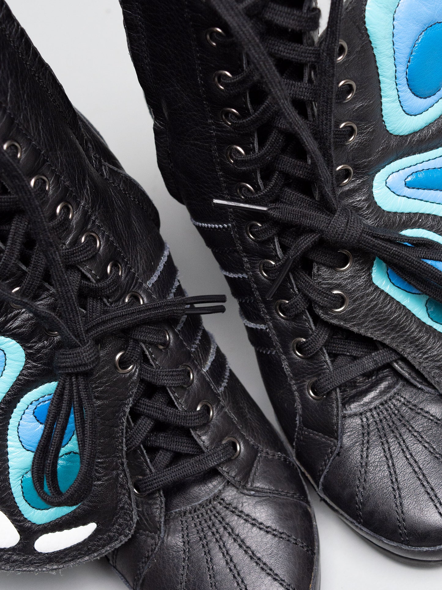 adidas Originals by Jeremy Scott A/W 2012 JS Wings Wedge "Butterfly" - size 39 1/3