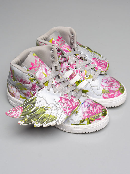 adidas Originals by Jeremy Scott S/S 2015 JS Wings Floral - size 37 1/3