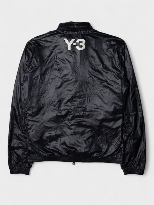 Y-3 - S/S 2007 - nylon windbreaker with packable hood (black) - men's size S