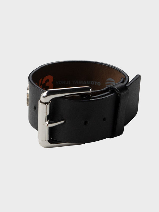 Y-3 - A/W 2006 - leather cuff with metal applications