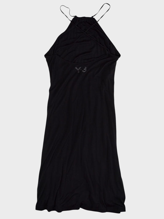 Y-3 - S/S 2006 - double layer lyocell halter dress - size M