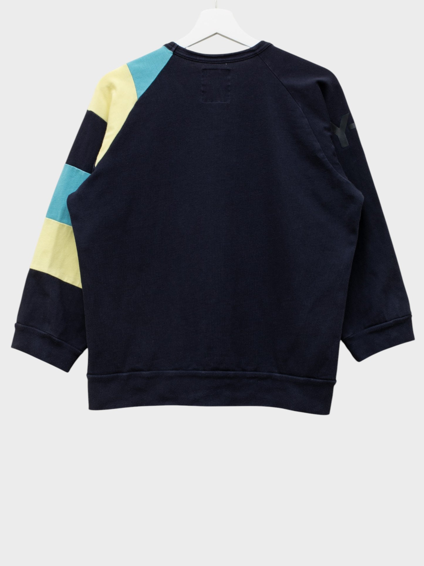 Y-3 - 2000's - half-sleeve crewneck (navy) - size M