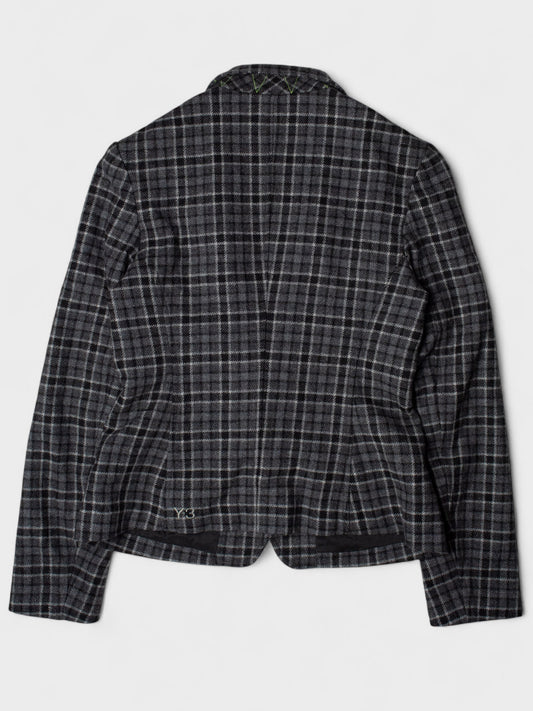 Y-3 - A/W 2013 - Wool Check Blazer - size S