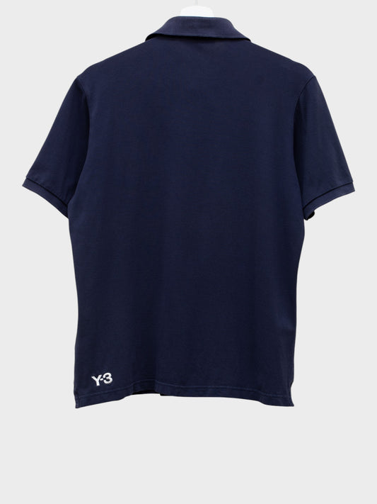 Y-3 - S/S 2010 - polo with zipper detail - size S