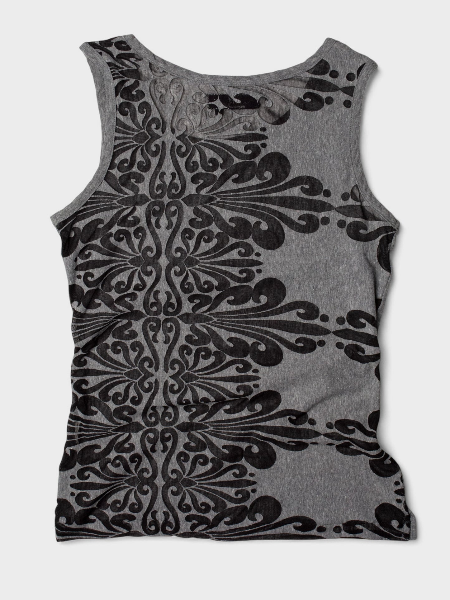 Y's by Yohji Yamamoto - 2000s - tank top with transparent decoration - women's size 3