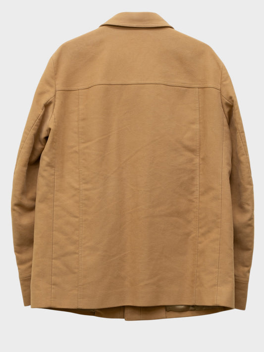 Helmut Lang - 1990s - moleskin cotton jacket (camel) - size 50