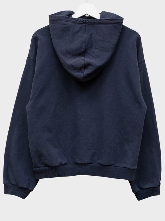 Gosha Rubchinskiy - A/W 2015 - flag hoodie (navy) - size M