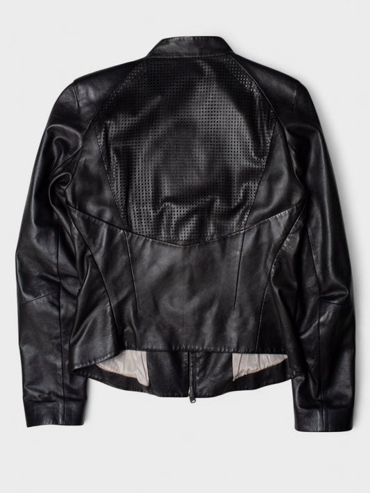 Very Special Pieces of Vespucci - lamb leather jacket - women's size 38