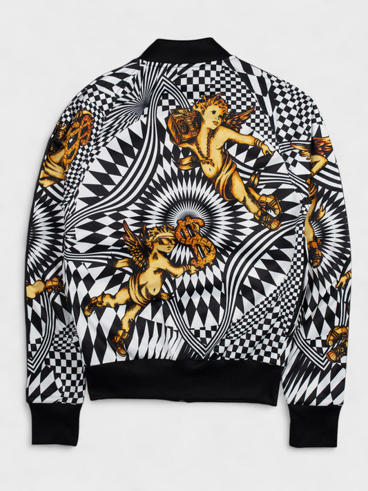 adidas Originals by Jeremy Scott - A/W 2013 - opart track jacket - men's size XS