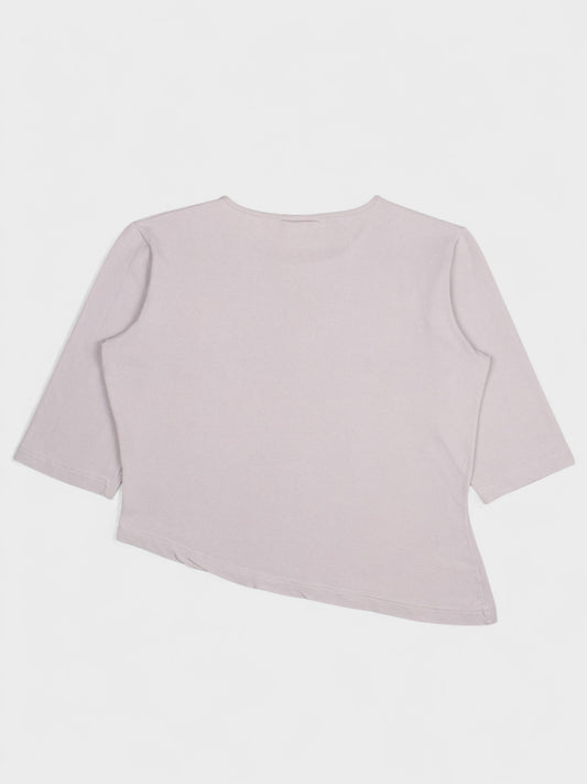 Wild & Lethal Trash - (vintage) - asymmetric cropped half-sleeve t-shirt - women's size M