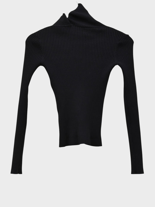 Y/Project - S/S 2024 - Evergreen double collar ribbed top - size S