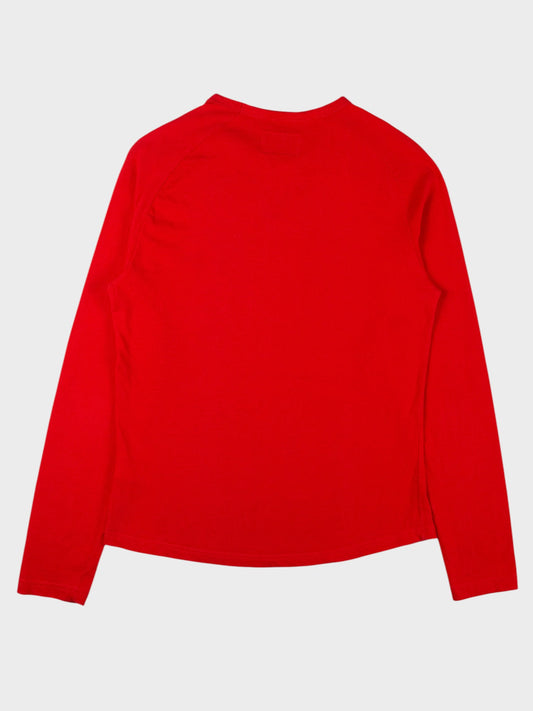 Wild & Lethal Trash - (vintage) - "Kiss The Future" long-sleeve t-shirt - women's size M