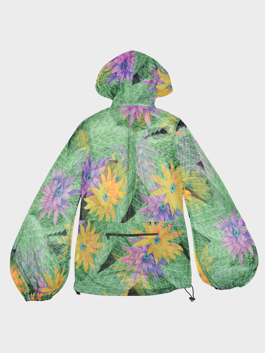 Y-3 - S/S 2013 - (sample) flower mesh oversized hoded jacket - size S