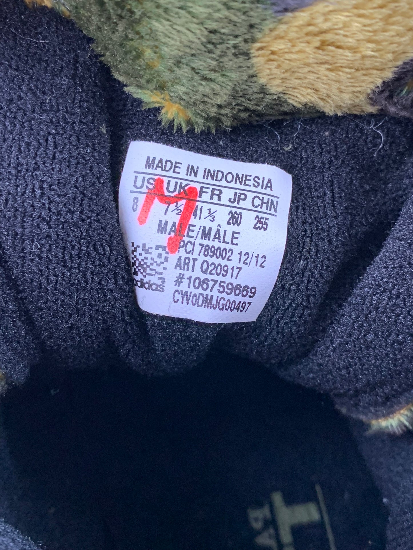 adidas Originals by Jeremy Scott - S/S 2013 - JS Camo Bear - size 41 1/3