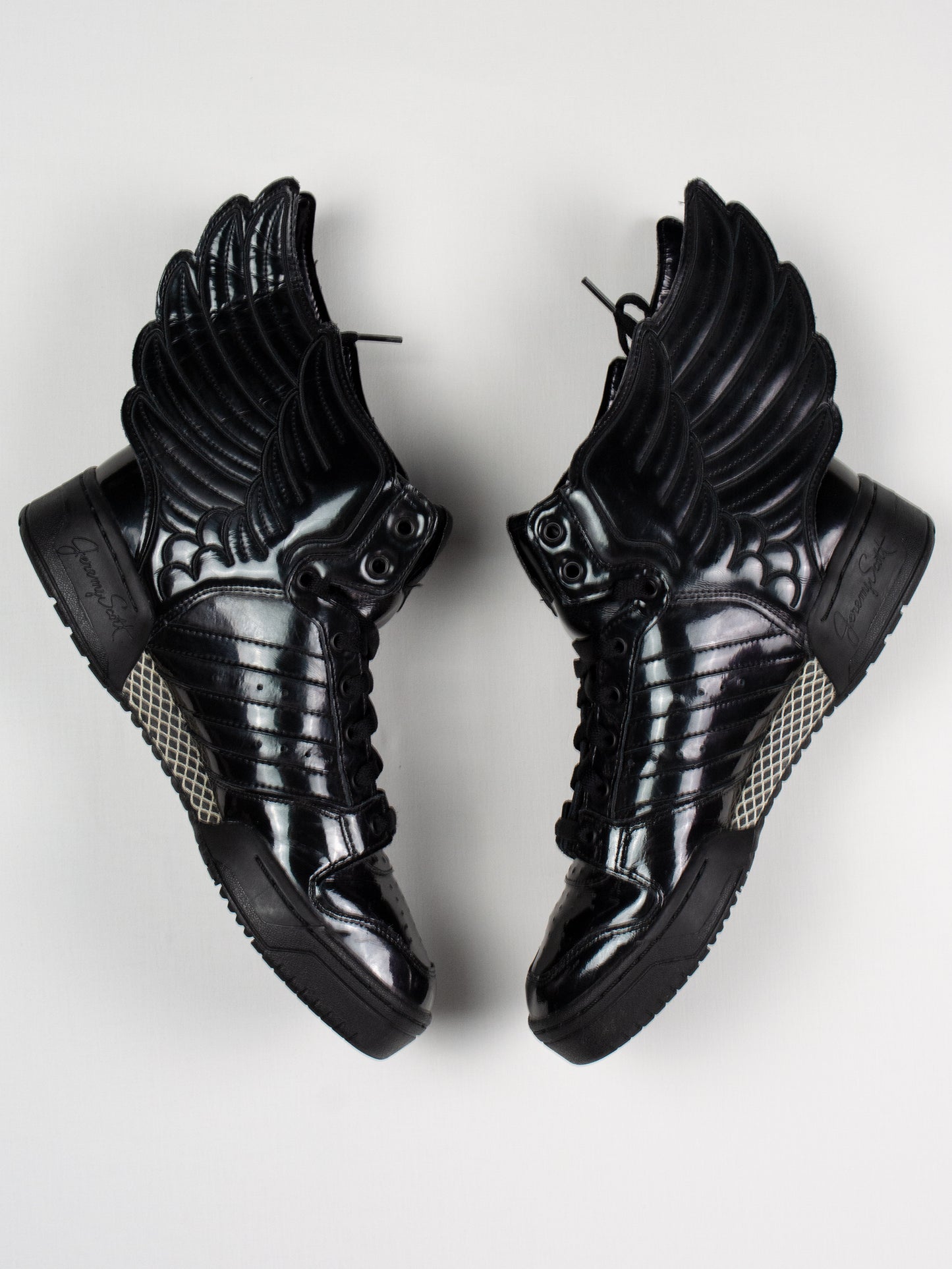 adidas Originals by Jeremy Scott - S/S 2013 - JS Wings 2.0 "Patent Black" - size 42
