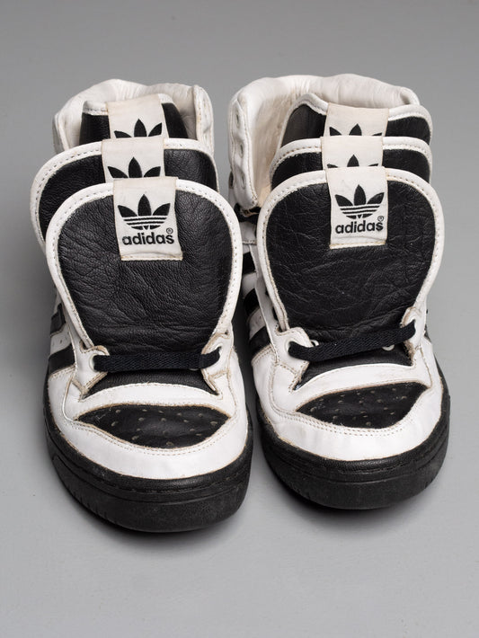 adidas Originals by Jeremy Scott A/W 2010 JS 3 Tongue (black/white) - size 42 2/3