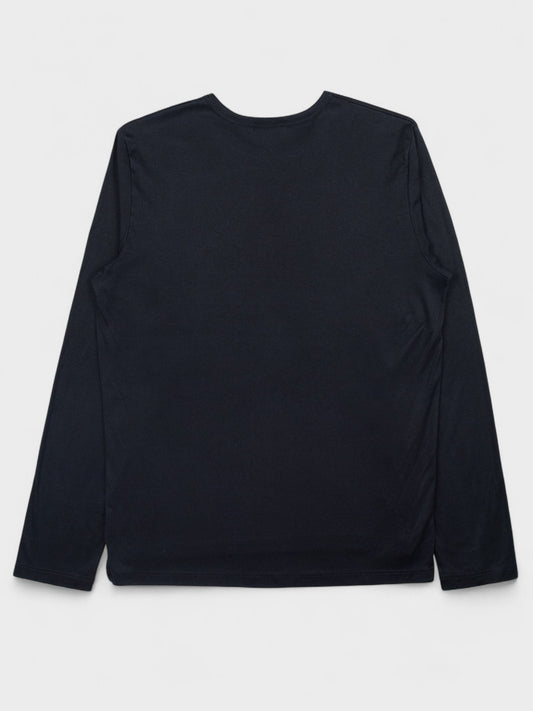 Helmut Lang - (vintage) - basic long sleeve t-shirt (dark navy) - men's size M